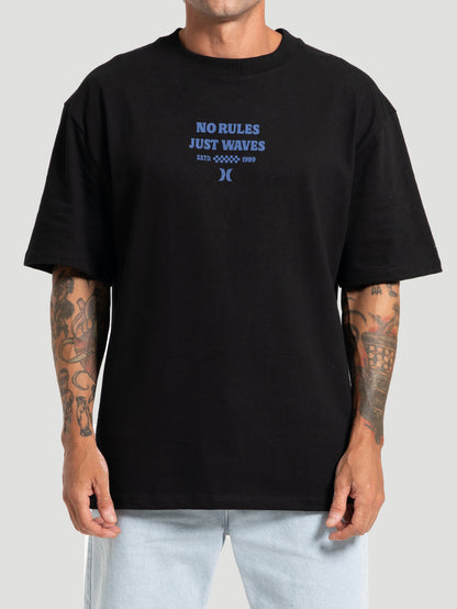 Camiseta Maxfit No Rules Hurley Preta