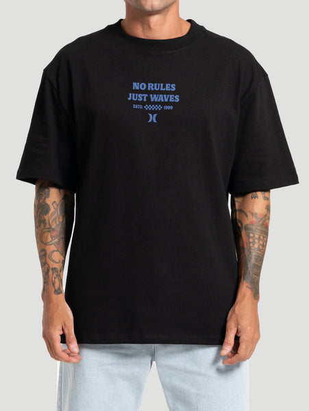 Camiseta Maxfit No Rules Hurley Preta