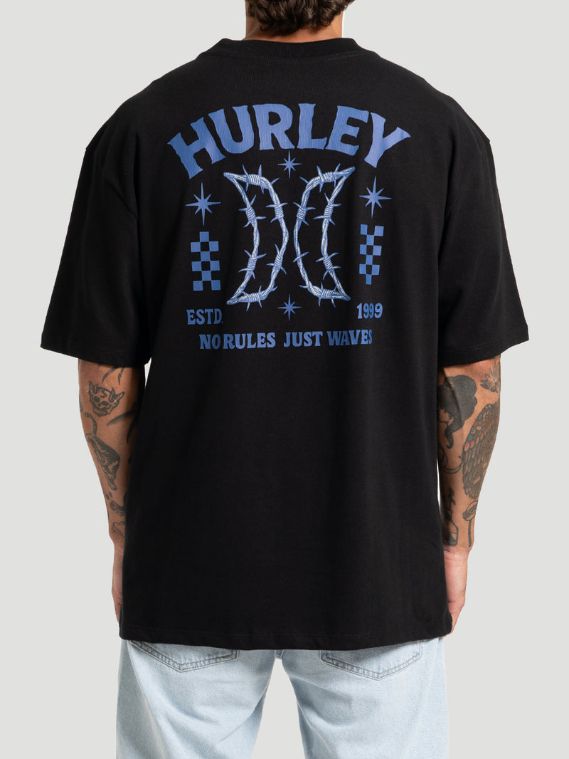 Camiseta Maxfit No Rules Hurley Preta