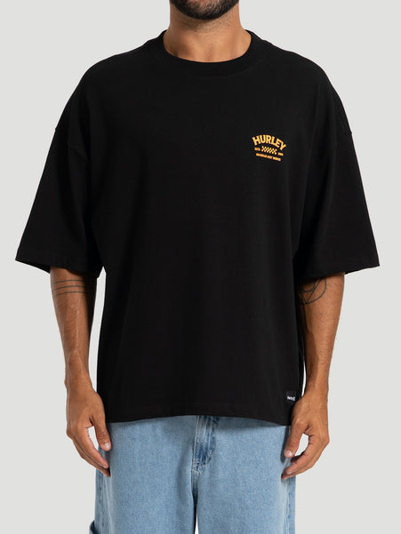 Camiseta Box No Rules Hurley Preta