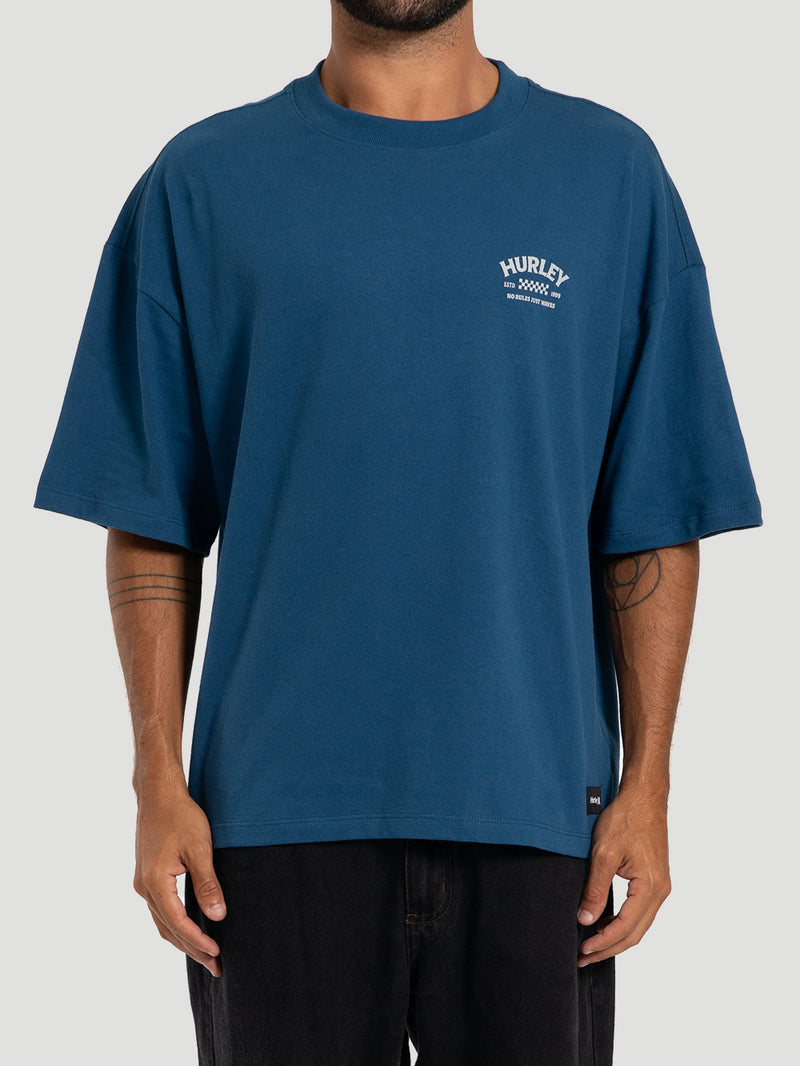 Camiseta Box No Rules Hurley Azul