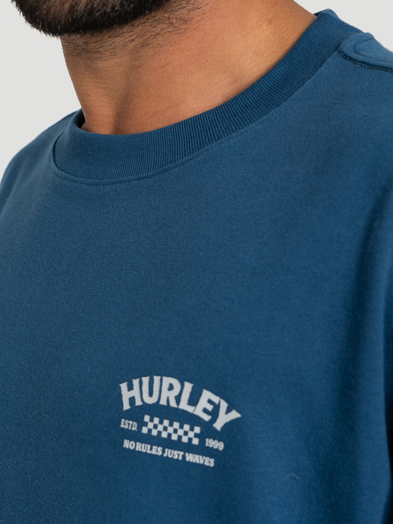 Camiseta Box No Rules Hurley Azul