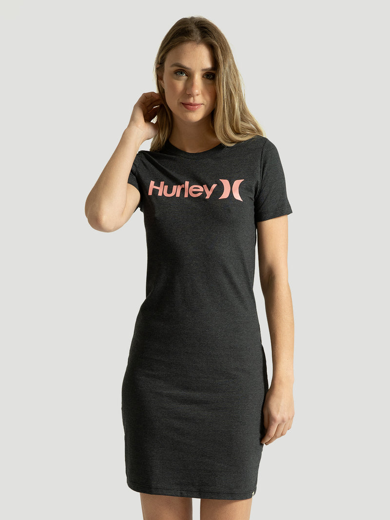 Vestido Hurley One&Only Mescla Preto
