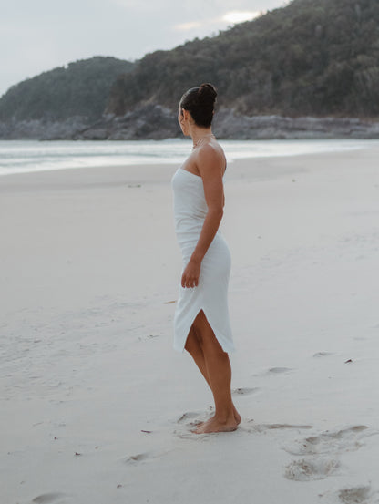 Vestido Midi Off White Hurley Single