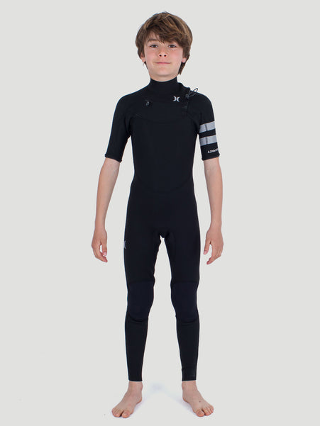 Long John Juvenil Hurley Advant 2/2mm SS Fullsuit Preto