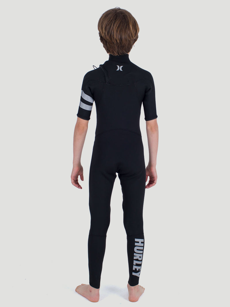 Long John Juvenil Hurley Advant 2/2mm SS Fullsuit Preto