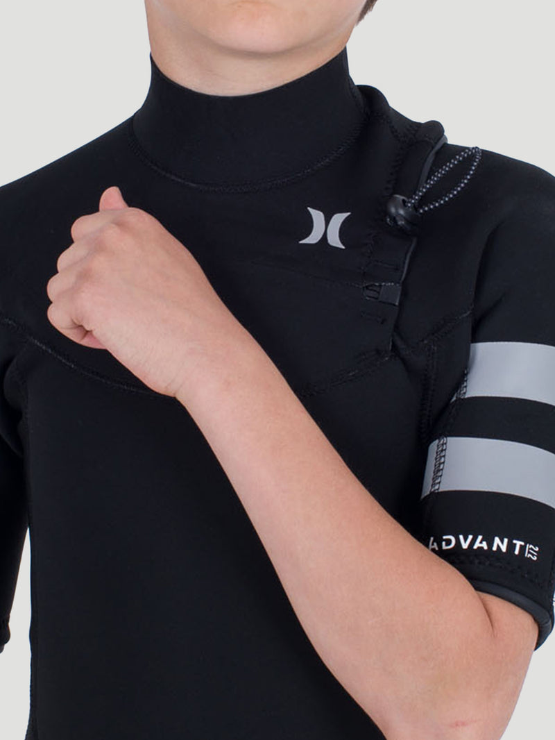 Long John Juvenil Hurley Advant 2/2mm SS Fullsuit Preto