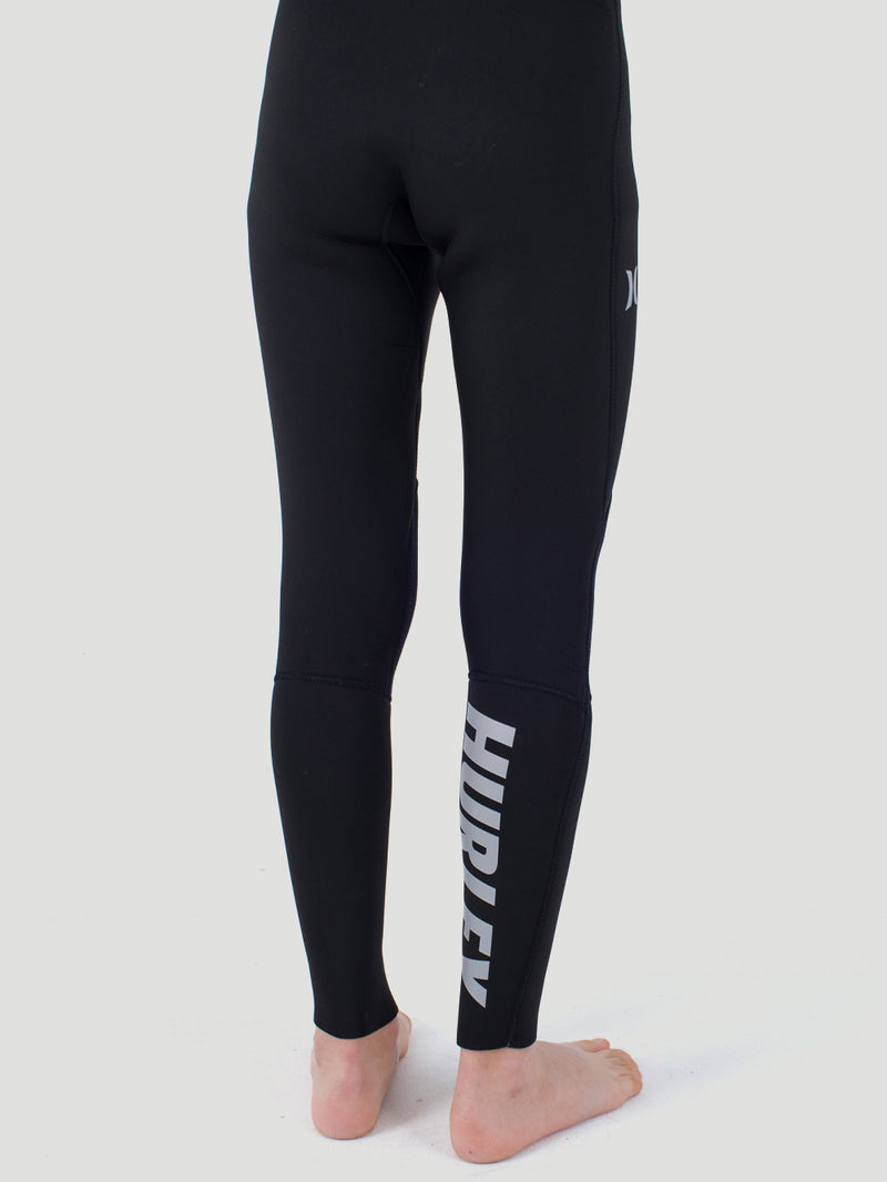 Long John Juvenil Hurley Advant 3/2mm SS Fullsuit Preto