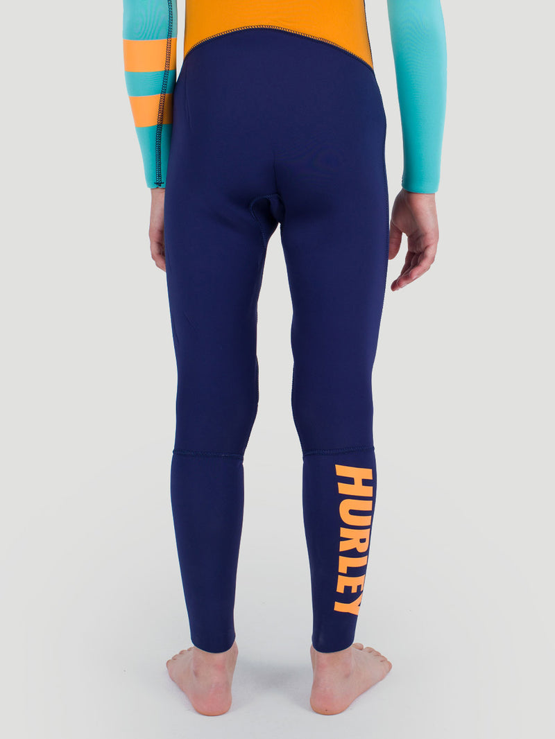 Long John Juvenil Hurley Advant 3/2mm SS Fullsuit Marinho