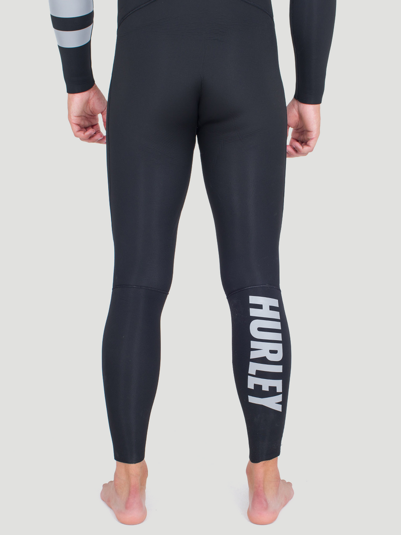 Long John Hurley Advant 4/3mm Fullsuit Neoprene Masculino Preto Surf Chest Zip
