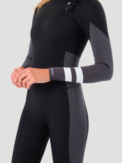 Long John Hurley Feminino Advant 3/2mm Fullsuit Preto