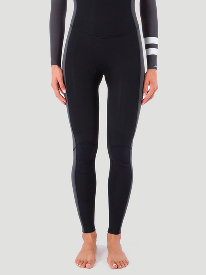 Long John Hurley Feminino Advant 3/2mm Fullsuit Preto