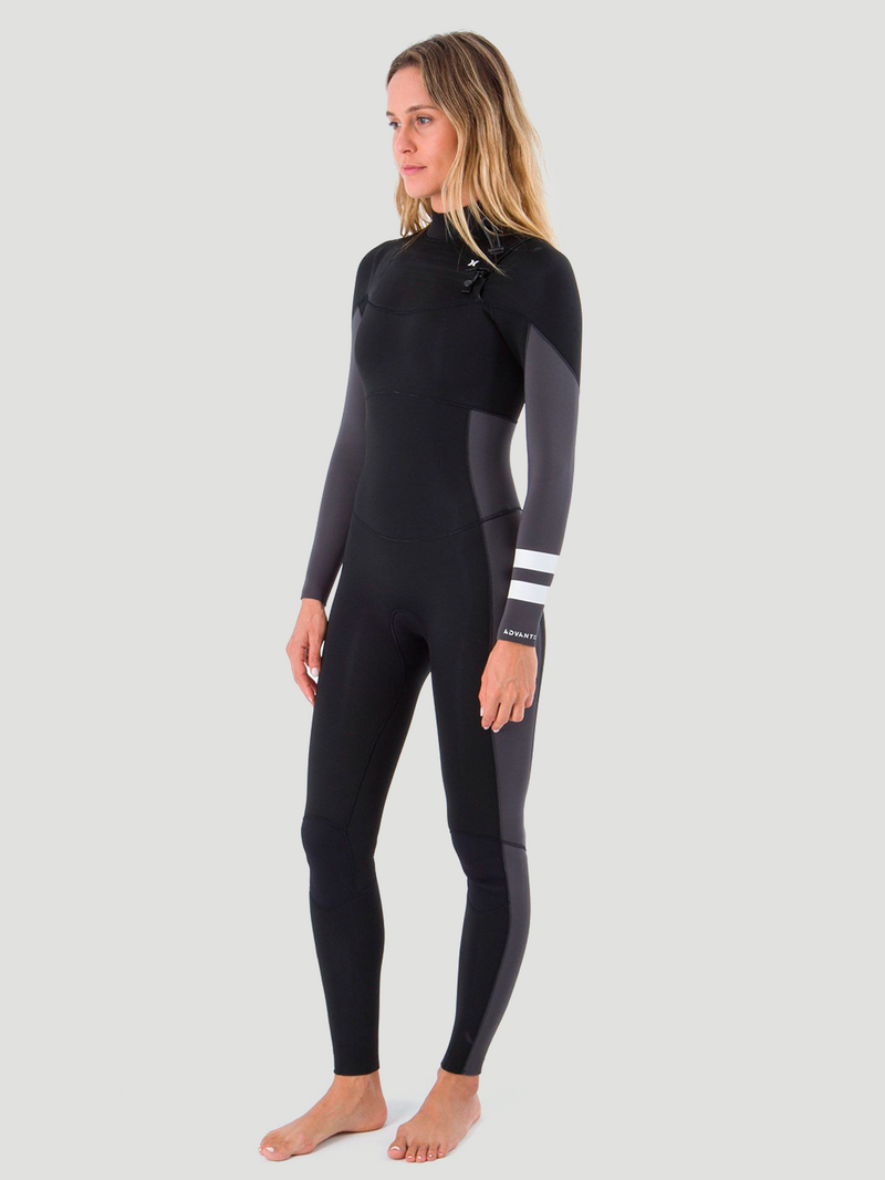 Long John Hurley Feminino Advant 3/2mm Fullsuit Preto