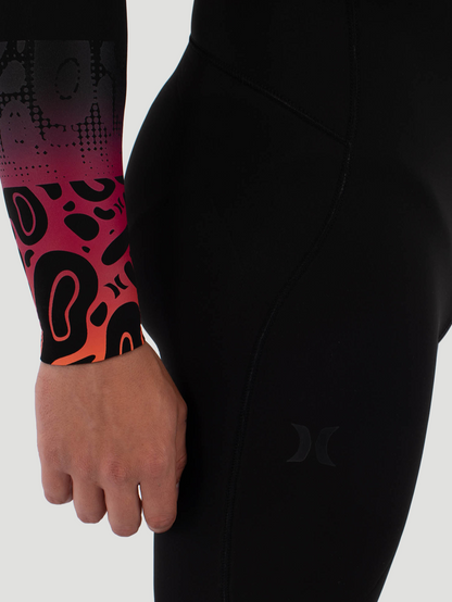 Long John Hurley AIR 3/2mm Bubble Fullsuit Preto Degradê