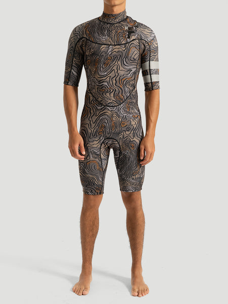 Short John Hurley Advant Printed 2/2MM SS Springsuit