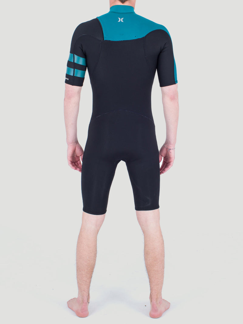 Short John Hurley Advant 2/2mm SS Springsuit Verde