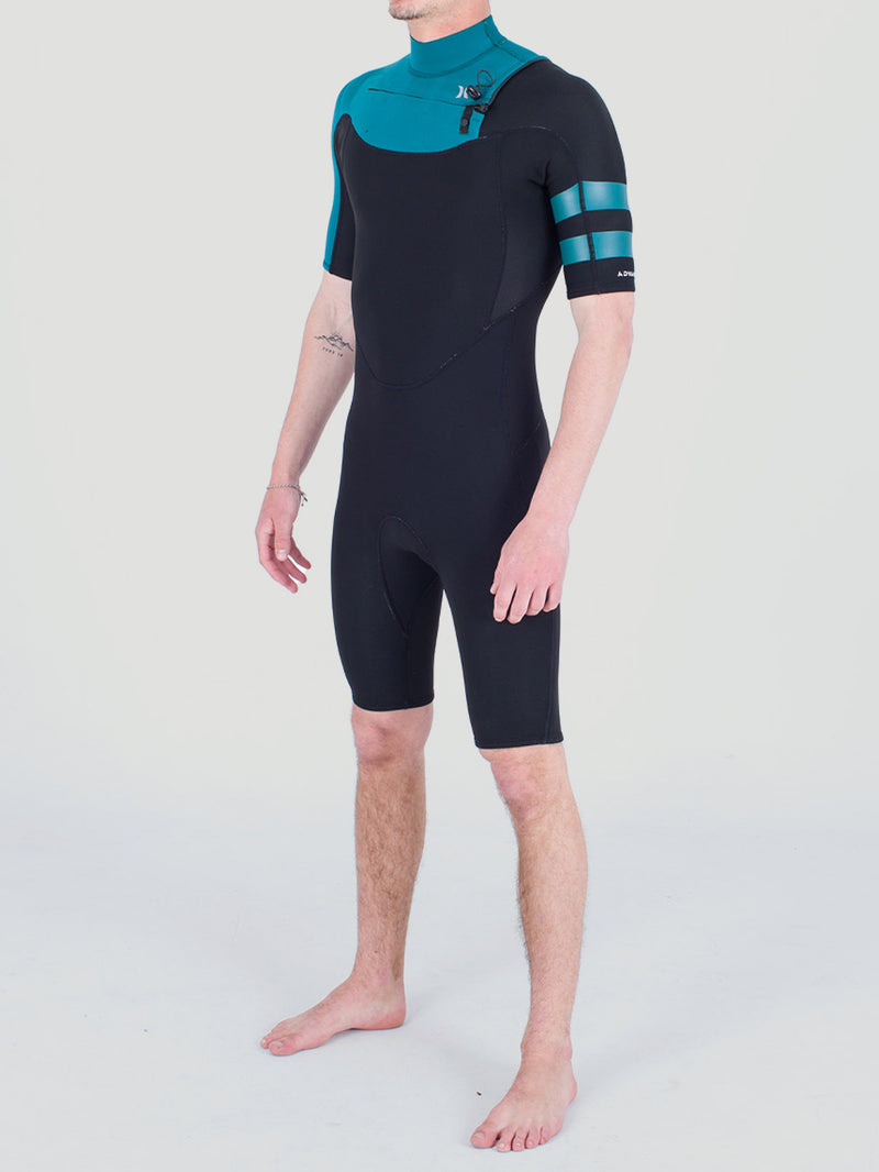 Short John Hurley Advant 2/2mm SS Springsuit Verde