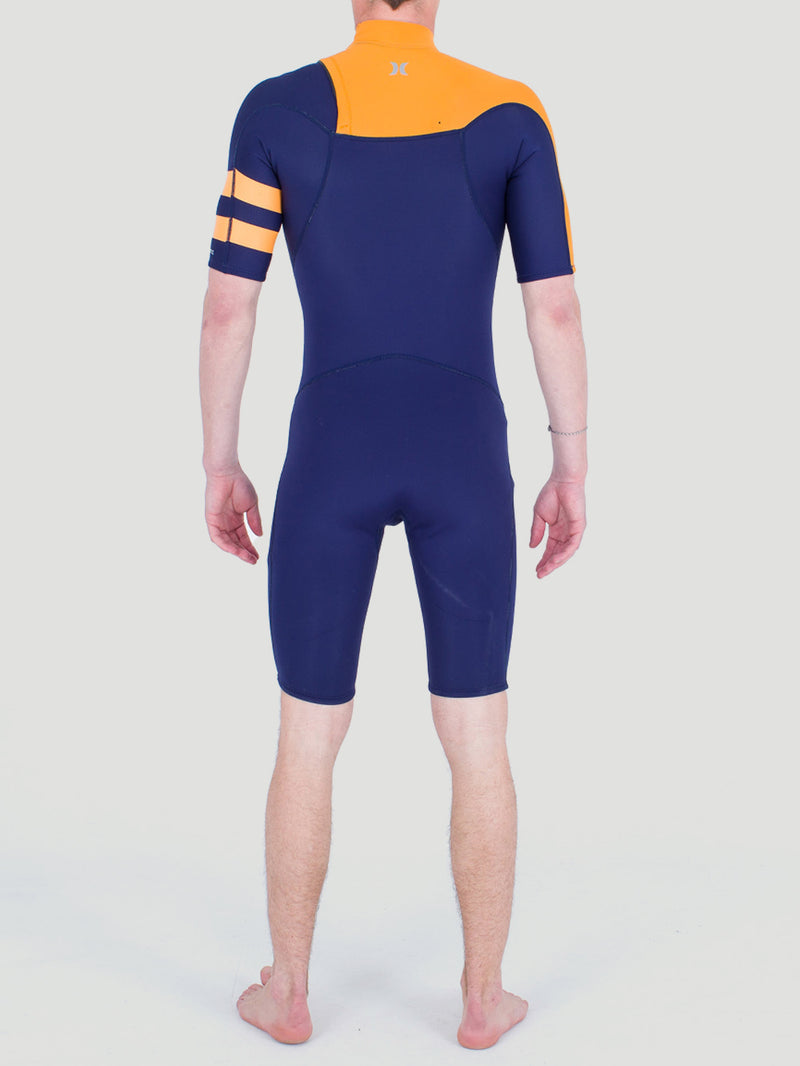 Short John Hurley Advant 2/2mm SS Springsuit Marinho