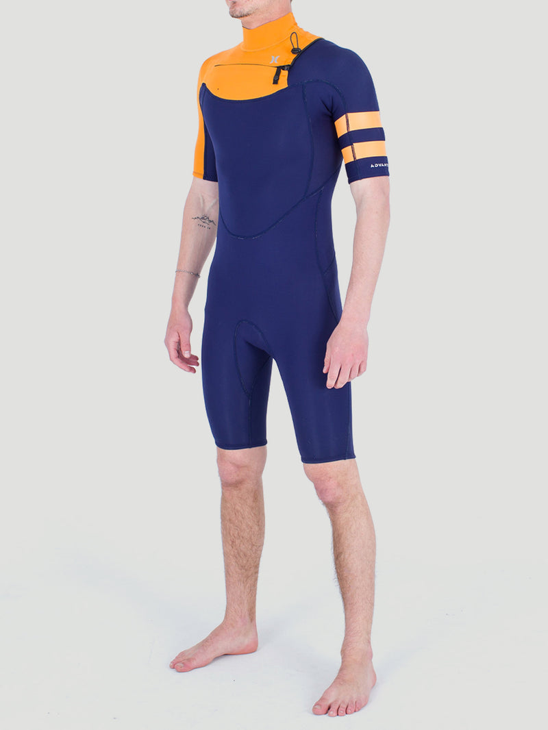 Short John Hurley Advant 2/2mm SS Springsuit Marinho