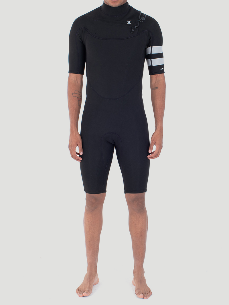 Short John Hurley Air 2/2mm Spring SS Preto