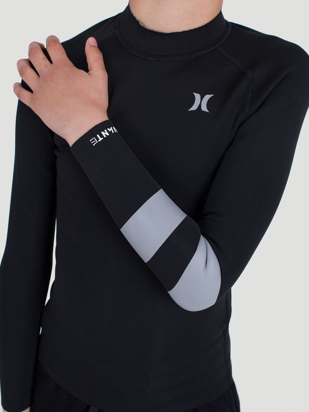 Jaqueta Neoprene Juvenil Manga Longa Hurley Advantage 1mm Preto