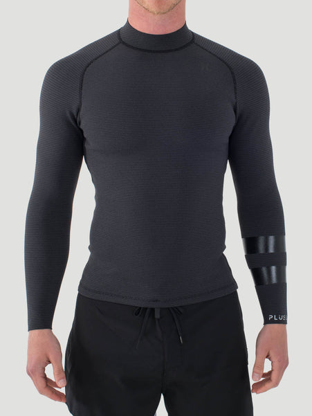 Jaqueta de Neoprene Hurley Plus Jackets Texture 1.5/1mm LS Grafite