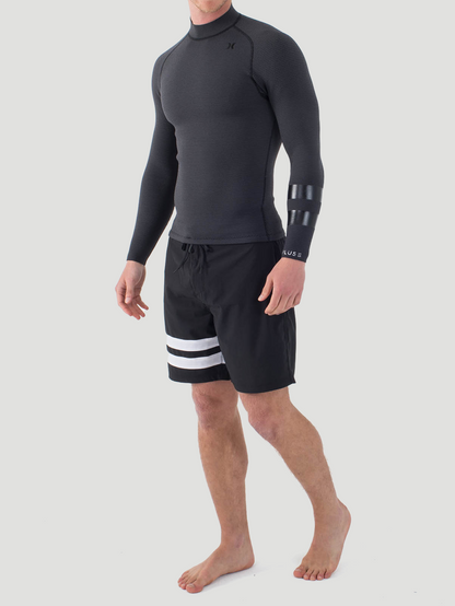 Jaqueta de Neoprene Hurley Plus Jackets Texture 1.5/1mm LS Grafite