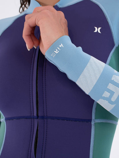 Short John Wetsuit Hurley Feminino AIR 2mm Springsuit Azul