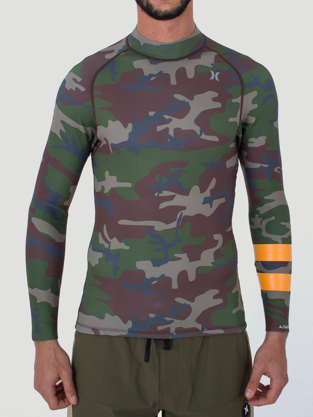 Jaqueta Neoprene Hurley Advant Printed 1mm Militar