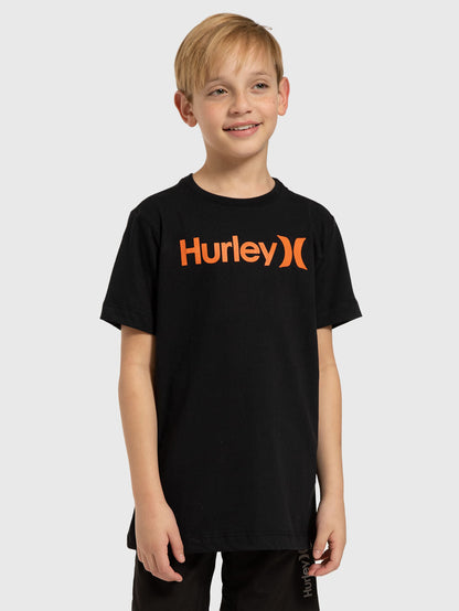 Camiseta Hurley O&O Solid Juvenil Preta