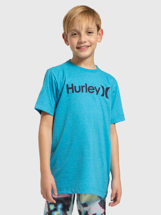 Camiseta Hurley O&O Solid Juvenil Azul