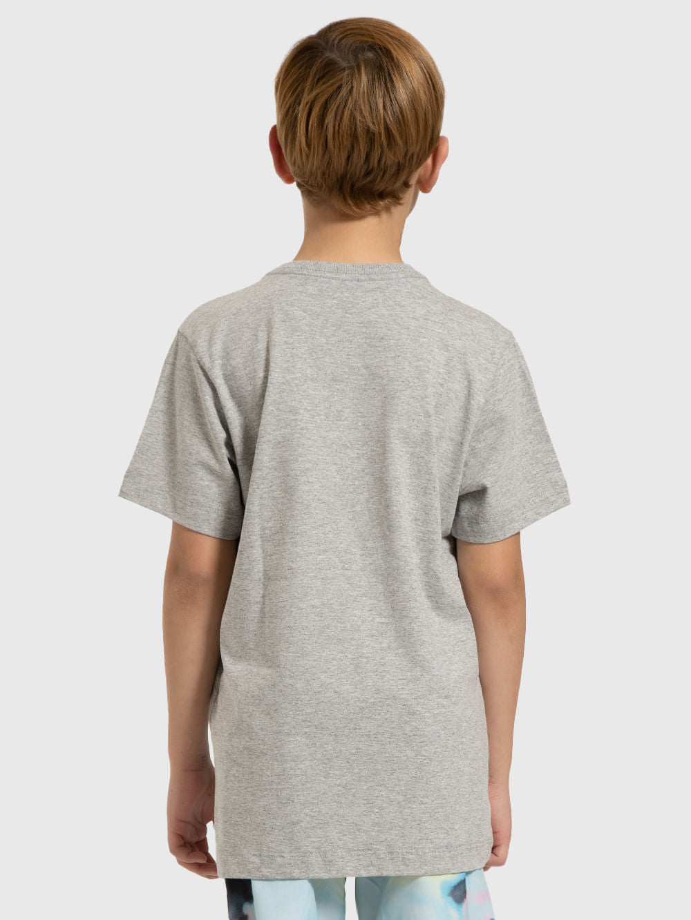 Camiseta Hurley O&O Solid Juvenil Cinza