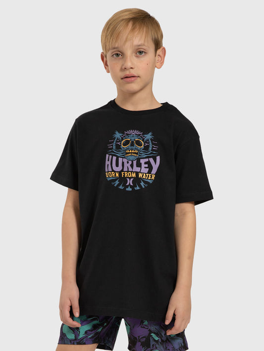 Camiseta Hurley Catrina Juvenil Preta