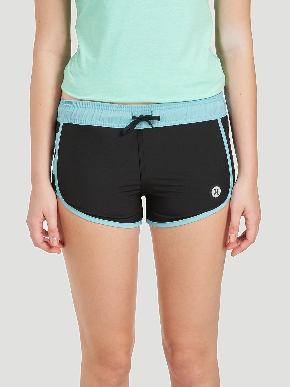 Boardshort Hurley Contrast Preto