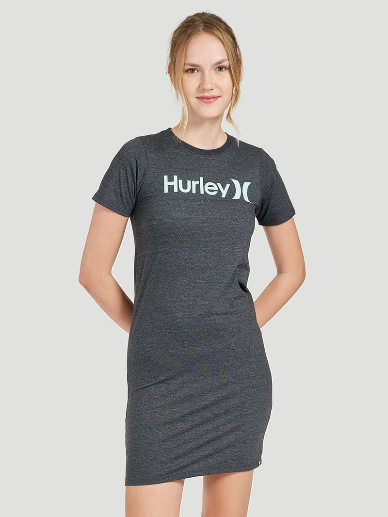 Vestido Hurley O&O Mescla Preto