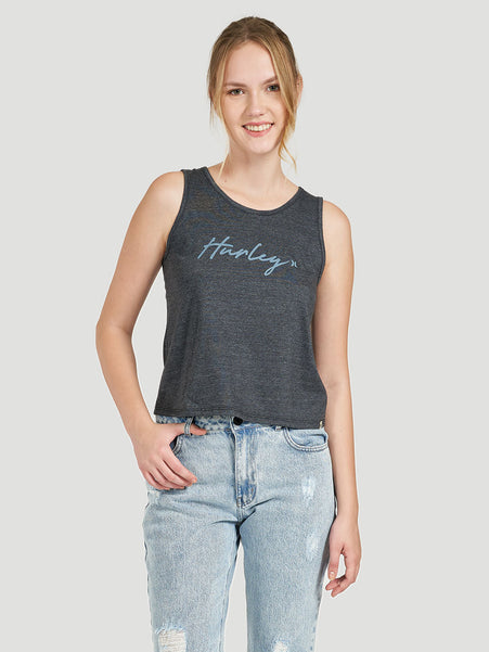 Blusa Hurley Confortable Mescla Preto