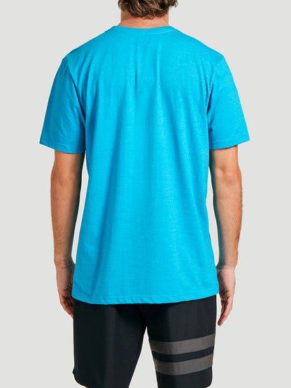 Camiseta Hurley Wave Mescla Azul