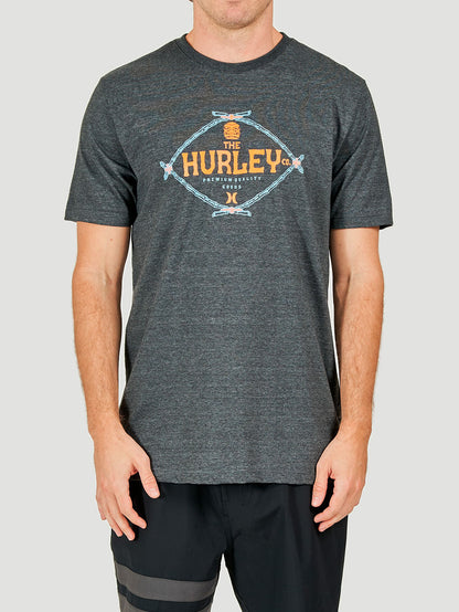 Camiseta Hurley Bamboo Mescla Preto