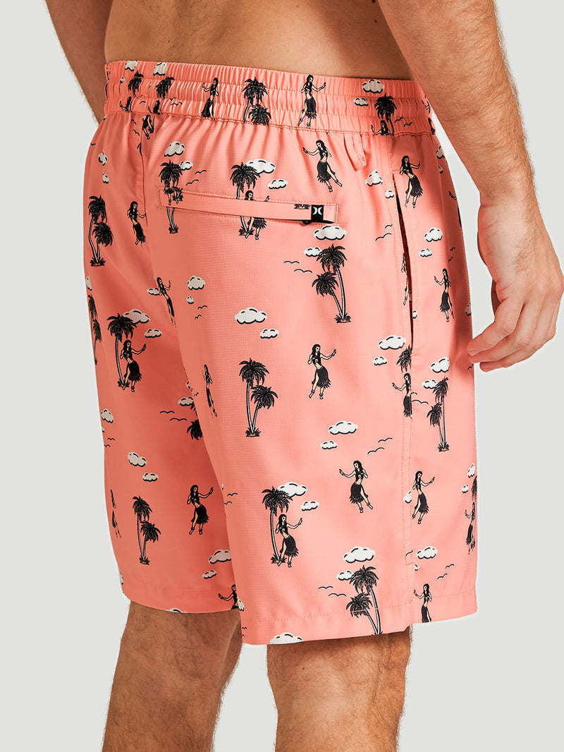 Shorts Hurley Explore H2O - DRI Phantom + Trek II 17,5" Rosa