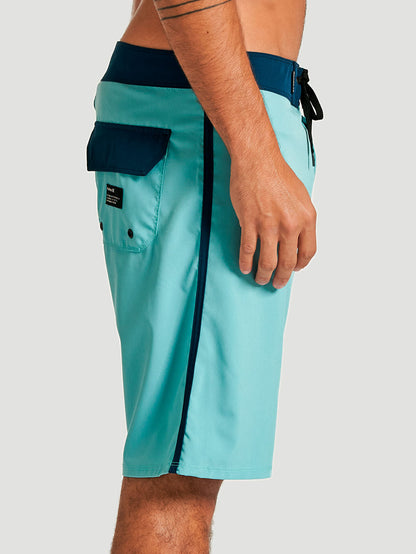 Boardshort Hurley Block 19.5" Turquesa