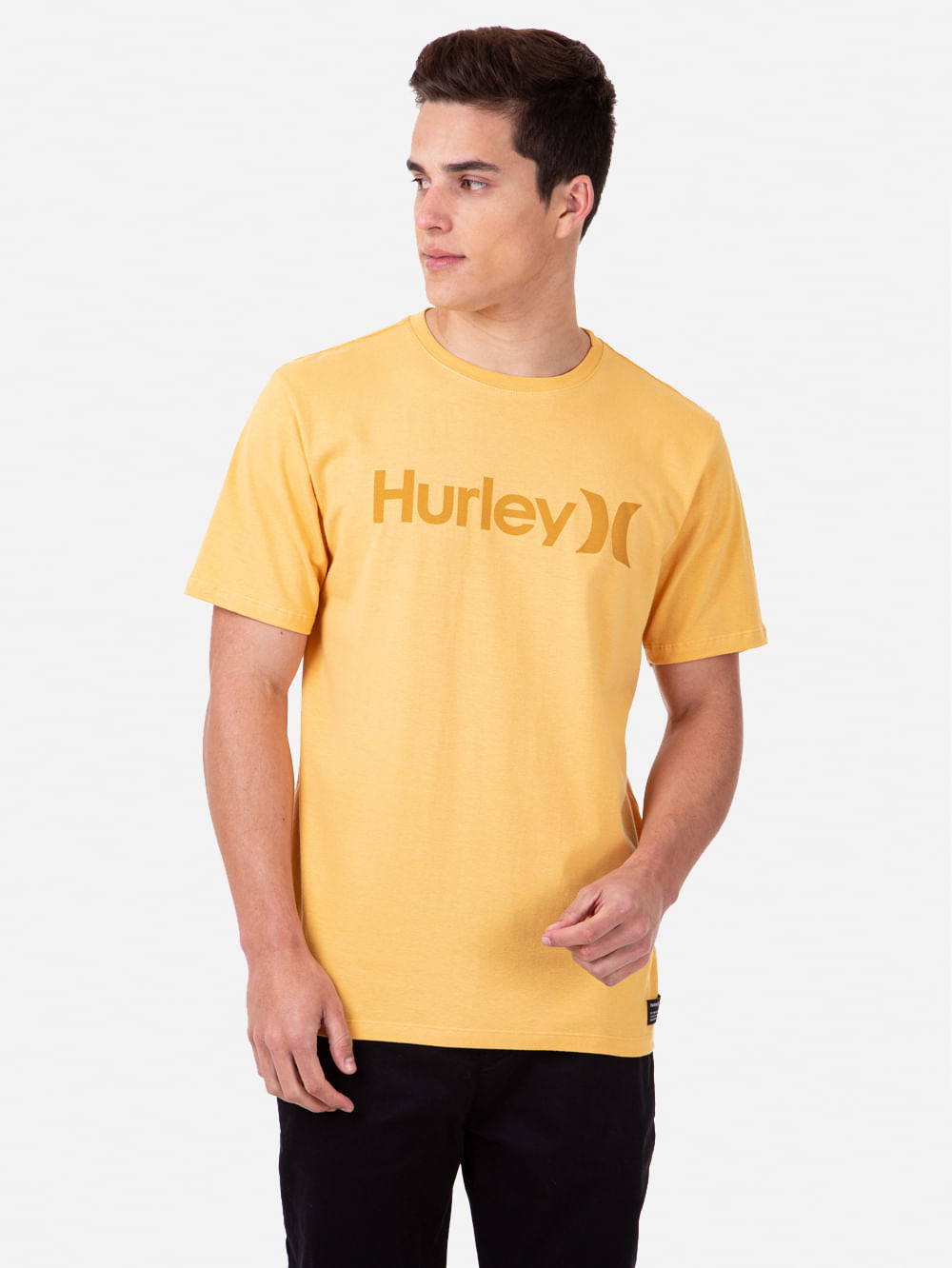 Camiseta Especial Hurley Colors Mostarda