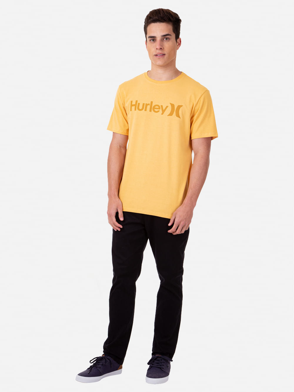 Camiseta Especial Hurley Colors Mostarda