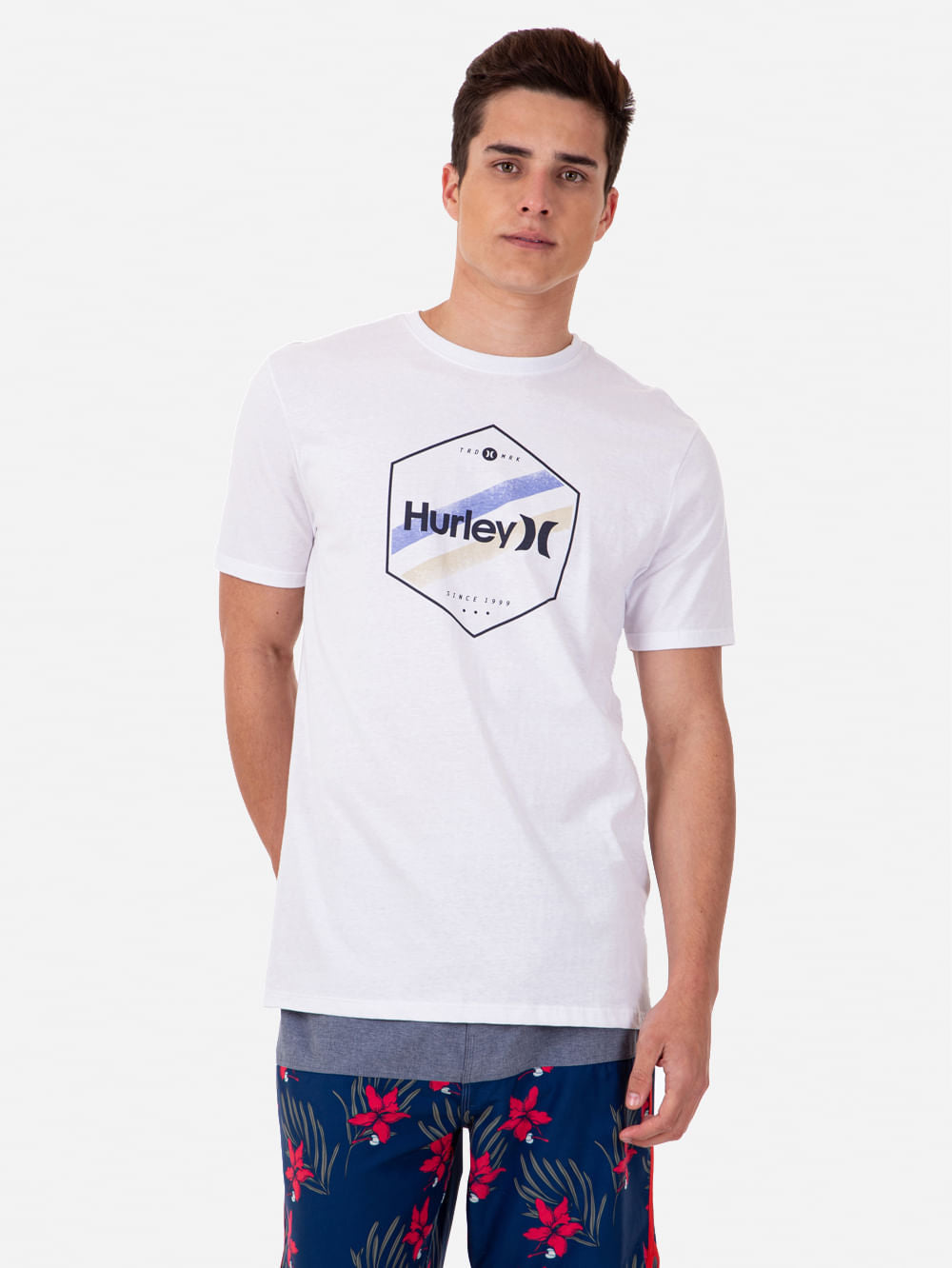 Camiseta Hurley Hexa Two Branca