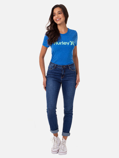 Camiseta Hurley One&Only Mescla Azul