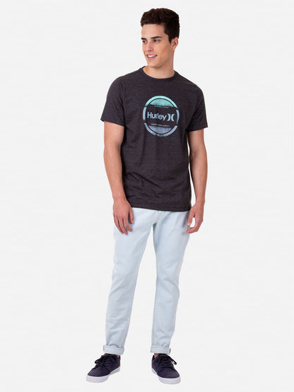 Camiseta Hurley Roots Mescla Preto