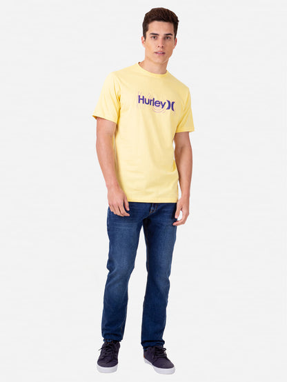 Camiseta Hurley Waves Amarela