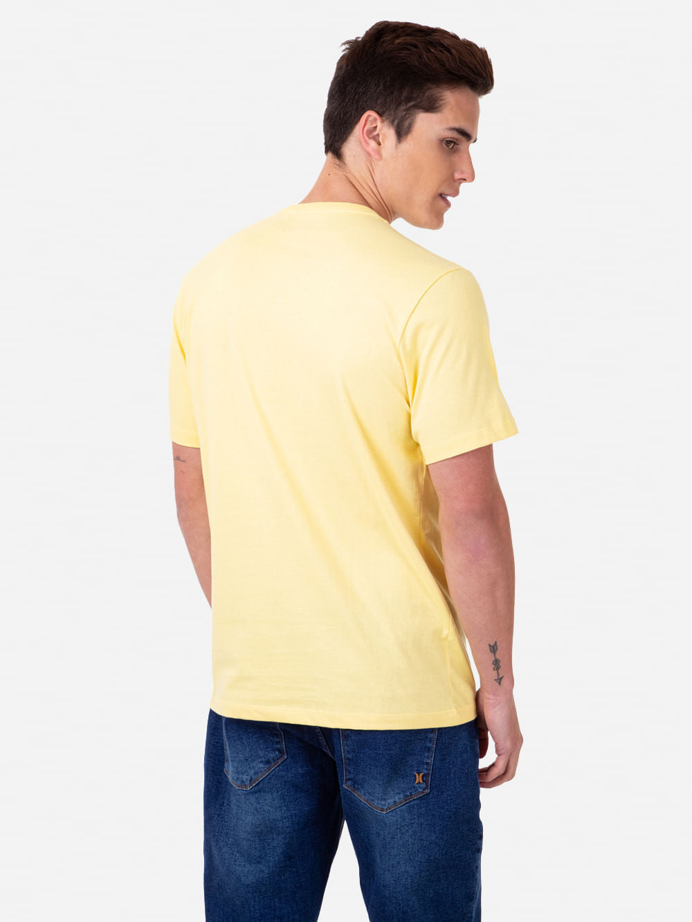 Camiseta Hurley Waves Amarela