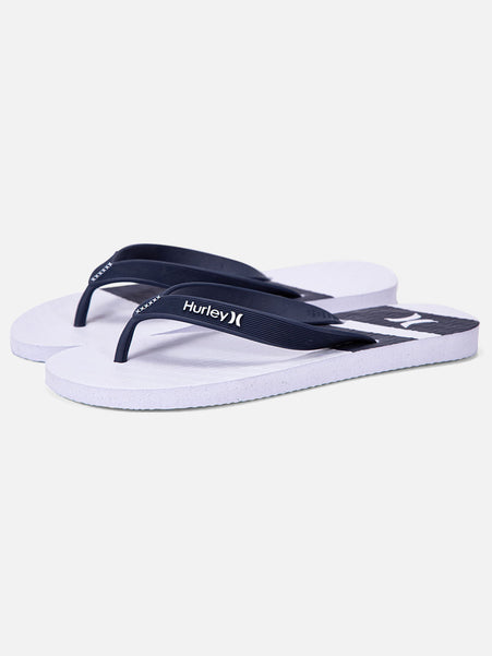 Chinelo Hurley Phantom Branco/Marinho