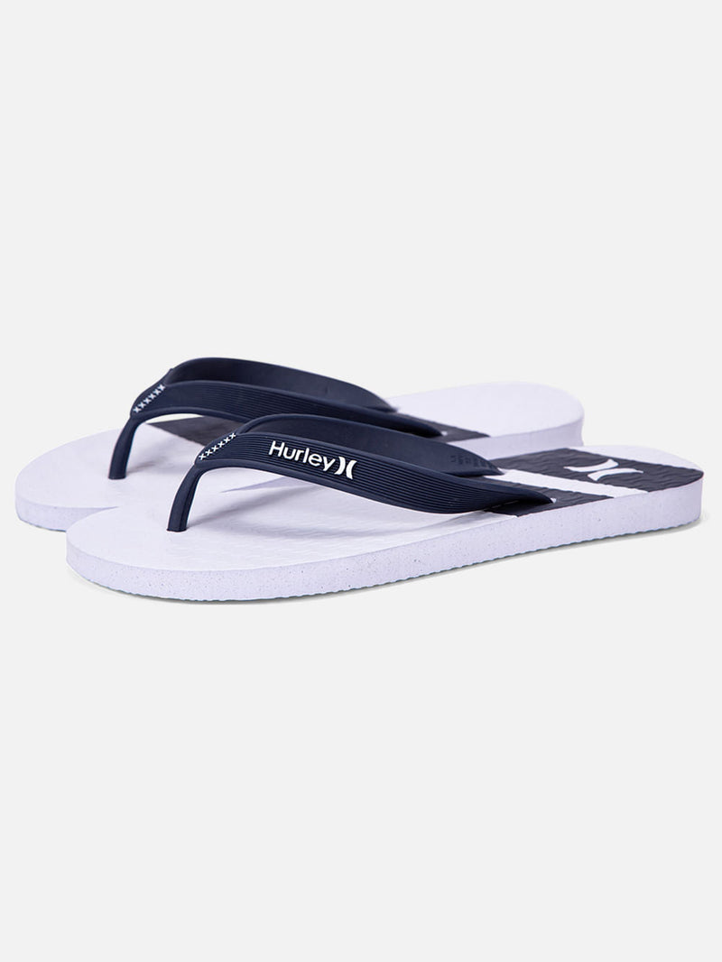 Chinelo Hurley Phantom Branco/Marinho