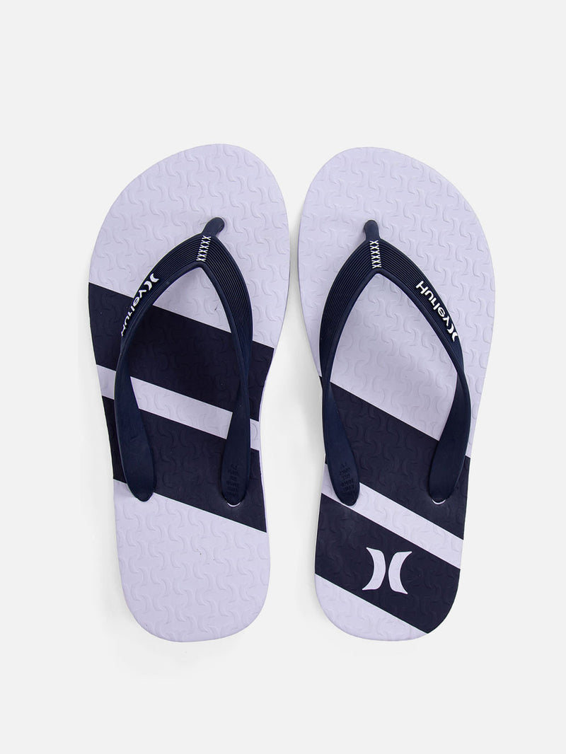 Chinelo Hurley Phantom Branco/Marinho